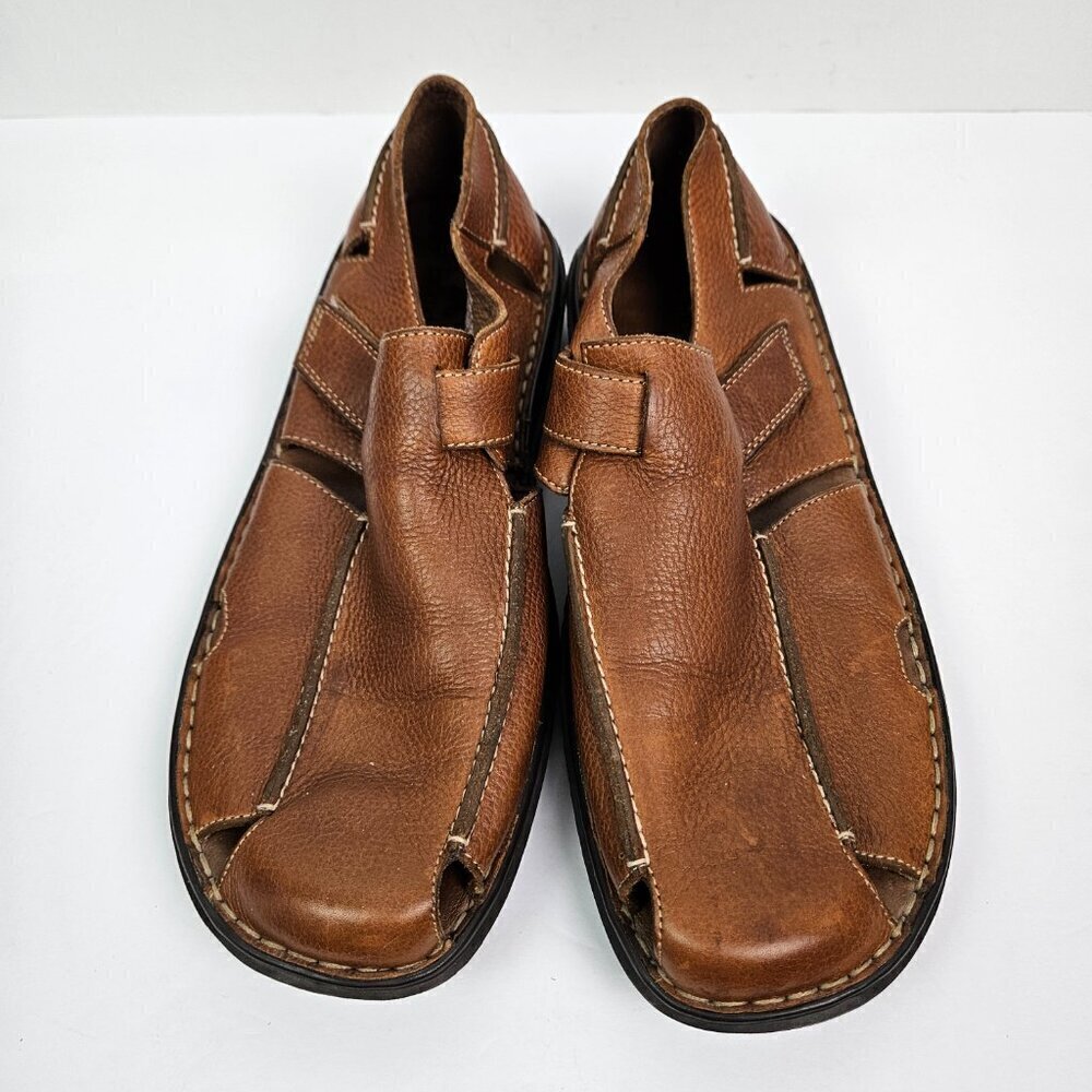 Bjorndal Cognac/Tan Leather Closed Toe/Closed Back Fisherman Sandal 13 352028 - Picture 3 of 9